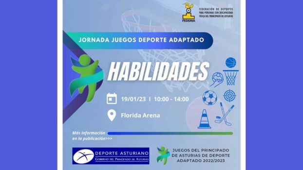 Jornada de habilidades juegos deporte adaptado Principado de Asturias