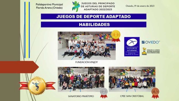 Diploma con la imagen de los centros ganadores