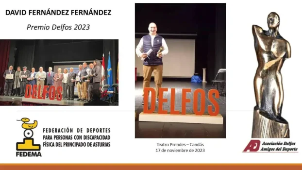 David Fernández Premio Delfos