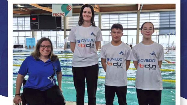 Equipo del CD Mareastur que participó en la jornada de la Liga AXA