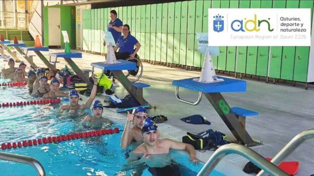 Jornada de tecnificación de natación adaptada en Langreo