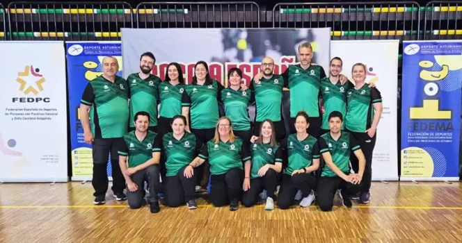 Equipo arbitral en el campeonato de Boccia de España 2025
