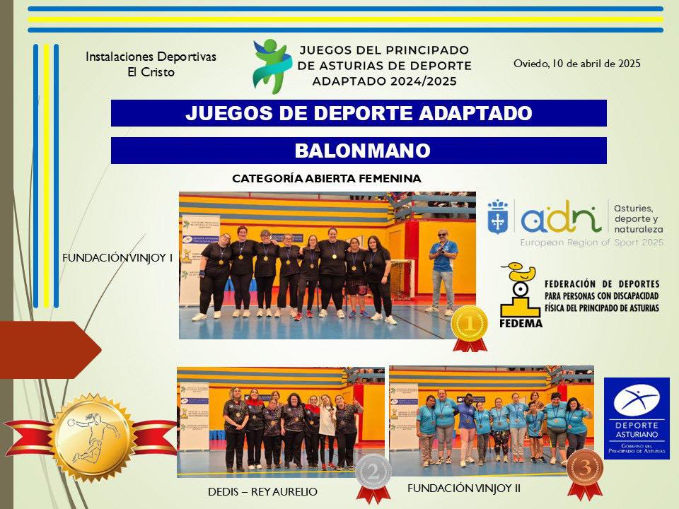foto podio categoría abierta femenina